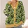 Black Baby Dragons and Wildflowers for Whimsical Everyday Layering for Teenagers All-over Print Knitted Cardigan - 4
