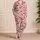 Sweet Pug Dogs And Pink Hearts For Cozy Valentine's Day Lounging At Home Together Satin Pajamas Set - 4