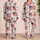 Distressed American Flag Stars and Stripes for Fourth of July Celebrations Satin Pajamas Set - 2
