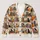 Halloween Bookshelves, Pumpkins and Black Cats for Cozy Autumn Reading and Fall Style All-over Print Knitted Cardigan - 1