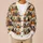 Halloween Bookshelves, Pumpkins and Black Cats for Cozy Autumn Reading and Fall Style All-over Print Knitted Cardigan - 6