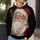 Realistic Santa Portrait With Christmas Tree For Holiday Celebrations All-over Print Hoodie (Lightweight) - 5