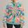 Rainbow Sunburst Bohemian Colors For Spring Festivals And Everyday Wear All-over Print Knitted Sweater - 1