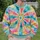 Rainbow Sunburst Bohemian Colors For Spring Festivals And Everyday Wear All-over Print Knitted Sweater - 6
