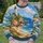 Coastal Lighthouse Seascape for Relaxed Summer Days by the Shore All-over Print Knitted Sweater - 6