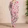 Pink Watermelon Slices for Cheerful Summer Lounging and Fresh Fruit Lover Style Satin Pajamas Set - 4