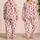 Pink Watermelon Slices for Cheerful Summer Lounging and Fresh Fruit Lover Style Satin Pajamas Set - 2