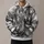 Monochrome Tiger Faces For Bold Outdoor Adventures And Wildlife Lovers Everywhere All-over Print Hoodie (Lightweight) - 1