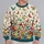 Colorful Butterfly Motifs for Spring Layering and Cheerful Casual Everyday Style All-over Print Knitted Sweater - 2