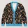 Quirky Long-Limbed Aliens for Halloween Parties and Everyday Cosmic Casualwear All-over Print Knitted Cardigan - 1