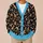 Quirky Long-Limbed Aliens for Halloween Parties and Everyday Cosmic Casualwear All-over Print Knitted Cardigan - 6