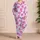 Pink Lucky Number Sixty Seven Stars for Cozy Weekend Lounging and Relaxed Home Days Satin Pajamas Set - 4