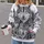 Realistic Wolf Pack Forest Portrait for Outdoor Adventure and Wilderness Lovers All-over Print Hoodie (Lightweight) - 2
