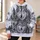 Realistic Wolf Pack Forest Portrait for Outdoor Adventure and Wilderness Lovers All-over Print Hoodie (Lightweight) - 6