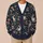 Jackalope Woodland Mushrooms And Wildflowers For Cozy Autumn Nature Lovers Everyday Style All-over Print Knitted Cardigan - 6