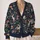 Jackalope Woodland Mushrooms And Wildflowers For Cozy Autumn Nature Lovers Everyday Style All-over Print Knitted Cardigan - 2