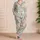 Colorful Patchwork Florals for Cozy Evenings at Home and Relaxed Weekend Lounging for Women Satin Pajamas Set - 4