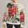 Tropical Botanical Flower Collage for Colorful Everyday Outings and Artful Style All-over Print Knitted Sweater - 1