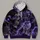 Purple Skull And Electric Storm Art For Alternative Style And Nighttime Adventures All-over Print Hoodie (Lightweight) - 4