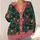 Retro Mothman And Cryptid Night Sky For Halloween Fans And Fall Outings All-over Print Knitted Cardigan - 4