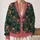 Retro Mothman And Cryptid Night Sky For Halloween Fans And Fall Outings All-over Print Knitted Cardigan - 2