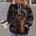 Orange Motorcycle Street Scene for Bold Roadside Adventure and Weekend Touring Enthusiasts All-over Print Hoodie (Lightweight) - 2