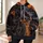 Orange Motorcycle Street Scene for Bold Roadside Adventure and Weekend Touring Enthusiasts All-over Print Hoodie (Lightweight) - 6