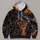 Orange Motorcycle Street Scene for Bold Roadside Adventure and Weekend Touring Enthusiasts All-over Print Hoodie (Lightweight) - 4