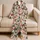 Santa Gingerbread Snowman Holiday Cheer for Christmas Eve Family Gatherings Satin Pajamas Set - 5