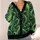 Neon Green Cosmic Tentacles for Bold Everyday Alternative Style All-over Print Knitted Cardigan - 4