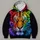 Rainbow Tiger Face for Bold Weekend Lounging and Colorful Casual Style at Home All-over Print Hoodie (Lightweight) - 4