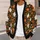 Halloween Ghosts, Jack-O'-Lanterns And Autumn Flowers For Spooky Fall Style Lovers All-over Print Knitted Cardigan - 5