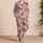 Chestnut Ponies and Wildflower Bouquets for Cozy Country Mornings and Relaxing Days Satin Pajamas Set - 4