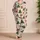 Gingerbread Men, Christmas Trees & Bows for Cozy Christmas Eve Family Gatherings Satin Pajamas Set - 4