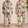 Gingerbread Men, Christmas Trees & Bows for Cozy Christmas Eve Family Gatherings Satin Pajamas Set - 2