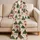 Gingerbread Men, Christmas Trees & Bows for Cozy Christmas Eve Family Gatherings Satin Pajamas Set - 5