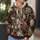 Ivory Feather And Dreamcatcher Motifs For Bohemian Festival Style And Everyday Wear All-over Print Hoodie (Lightweight) - 5
