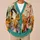 Colorful Crochet Style Cat Faces for Playful Everyday Layering and Cat Lovers All-over Print Knitted Cardigan - 6