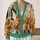 Colorful Crochet Style Cat Faces for Playful Everyday Layering and Cat Lovers All-over Print Knitted Cardigan - 2