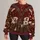Santa Mail Carrier Uniform With Holiday Letters For Christmas Party Celebrations All-over Print Knitted Sweater - 1