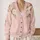 Blush Rose And Wildflower Sprigs For Soft Everyday Style And Youthful Spring Outfits All-over Print Knitted Cardigan - 2