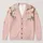 Blush Rose And Wildflower Sprigs For Soft Everyday Style And Youthful Spring Outfits All-over Print Knitted Cardigan - 1