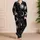 Celestial Moon And Sun Motifs For Cozy Home Evenings And Relaxed Nights For Women Satin Pajamas Set - 4