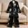 Celestial Moon And Sun Motifs For Cozy Home Evenings And Relaxed Nights For Women Satin Pajamas Set - 5