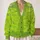 Sheep and Sheepdog Meadow Scene for Playful Everyday Layering and Youthful Style All-over Print Knitted Cardigan - 2