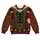 Victorian Christmas Caroler Outfit Details for Festive Holiday Celebrations All-over Print Knitted Sweater - 4