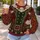 Victorian Christmas Caroler Outfit Details for Festive Holiday Celebrations All-over Print Knitted Sweater - 5