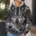 Realistic Wolf Portrait and Wilderness Scene for Outdoor Adventure and Nature Lovers All-over Print Hoodie (Lightweight) - 5
