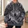 Realistic Wolf Portrait and Wilderness Scene for Outdoor Adventure and Nature Lovers All-over Print Hoodie (Lightweight) - 6