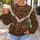 Reindeer Keeper Ranch Outfit for Rustic Christmas Celebrations and Holiday Parties All-over Print Knitted Sweater - 5